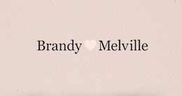 "BRANDY MELVILLE" - COMO